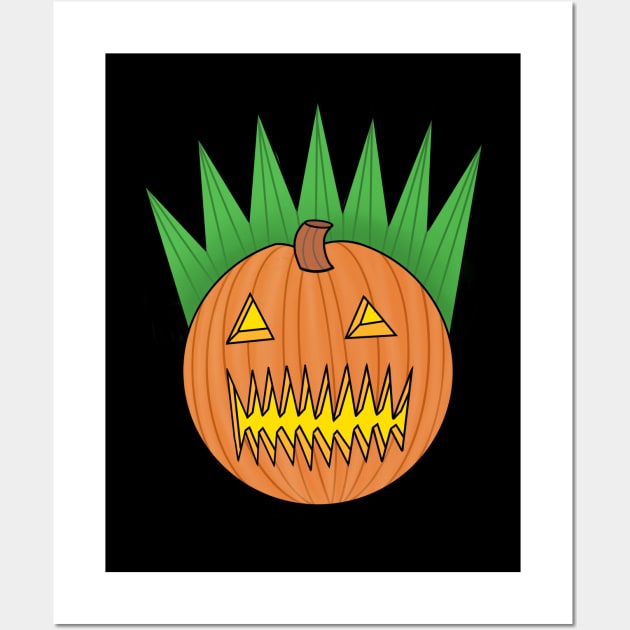 Happy Hallo WEEN Jack-O-Lantern Wall Art by brooklynmpls